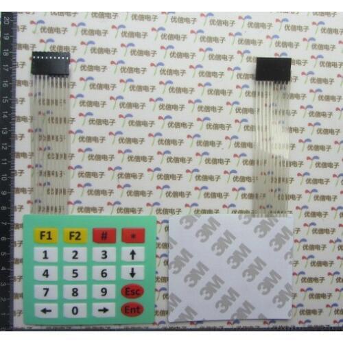 4*5 20key matrix keyboard membrane switch Single-chip extended keyboard