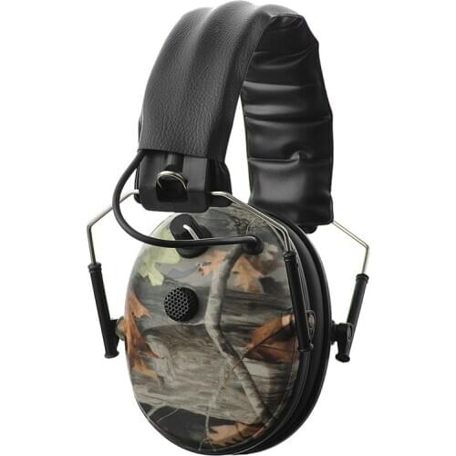 NRR 23dB Electronic Single Microphone Shooting Range Gear Hunting Earmuff Sound Enhancement Hearing Protector for Hunting