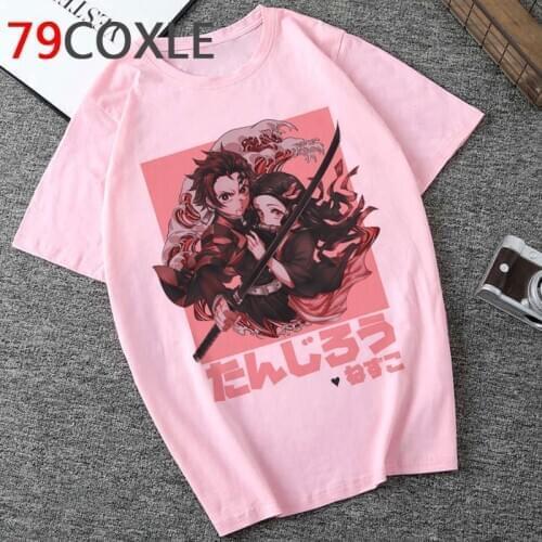 Demon Blame Funny Cartoon Tshirt Unisex Kimetsu No Yaiba T-shirt Demon Slayer Fashion Graphic T Shirt Anime Top Tees