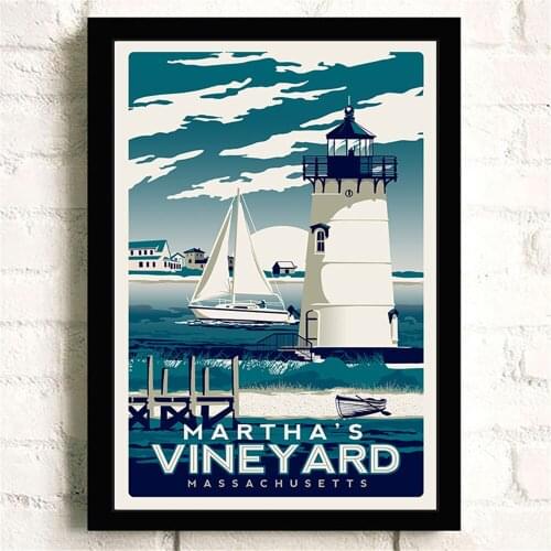 Hawaii landscape seascape canvas painting wall pictures for living room decor vintage Posters And Prints for bar cafe