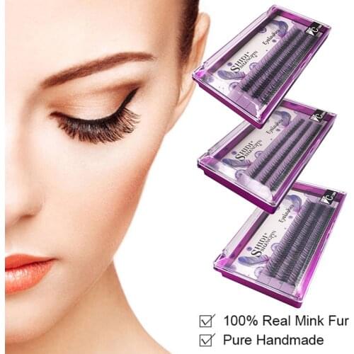 Individual Cluster Eye Lash False Grafted Eyelashes Eyelash Extension Fishtail Hairy Eyelashes Curly Eyelashes Mink Hair