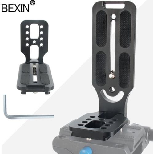 L130B camera support L quick release plate quick shot universal tripod plate area mount for manfrotto arca swiss clamp cameras