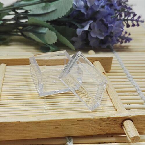 5g square shape cream jar cosmetic container Case, plastic bottle display container Eye shadow powder compact F007