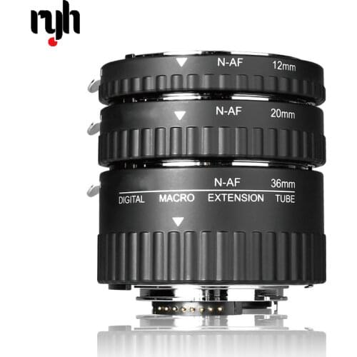 MK-N-AF-A Auto Focus Macro Extension Tube Ring for Nikon D60 D90 D3000 D3100 D3200 D5000 D5100 D5200 D7000 D7100 Camera DSLR NAF