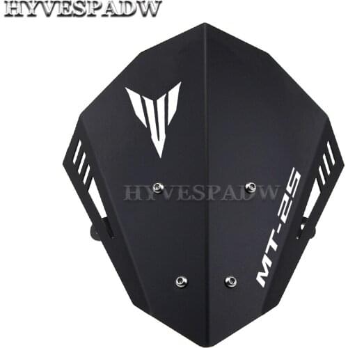 Mtkracing Fits for Yamaha MT-03 Mt03 MT-25 Mt25 2020 Windshield Windscreen Kit Aluminum Baffle Motorcycle Accessories
