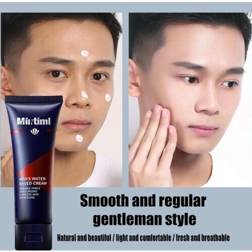 Mens BB Cream Revitalising Nourishing Natural Whitening Foundation Lazy Tone Face Cream Concealer Korean Makeup Base Cream V4M0