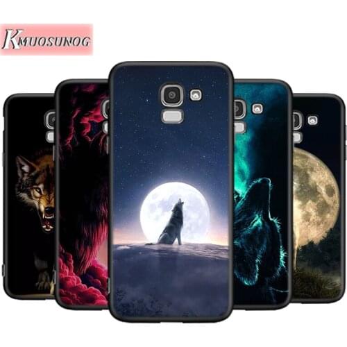 Animal Snow Wolf For Samsung Galaxy J8 J7 J6 J5 J4 J3 J2 Core Duo Prime Plus Star 2016 2017 2018 Soft Phone Case