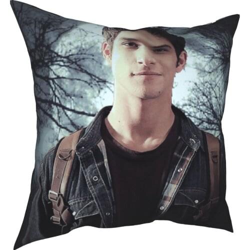 Teen Wolf Mccall Moonlight Pillowcase Printing Polyester Cushion Cover Decorations Throw Pillow Case Cover Home 45X45cm