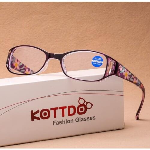 2021 New Printing Anti-Blue Light Reading Glasses Women Men Computer Presbyopia Reading Eyeglasses +1.0+1.5+2.0+2.5+3.0+3.5+4.0