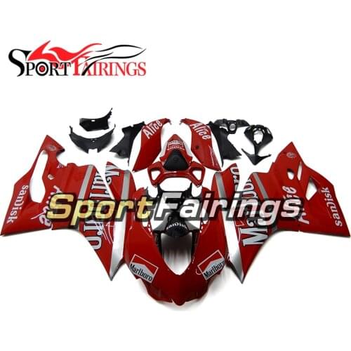 Fairings Fit Ducati 1199 899 Year 2012 2013 Sportbike ABS Motorcycle Fairing Kit Bodywork Motorbike Fairings Red Pattern Sliver