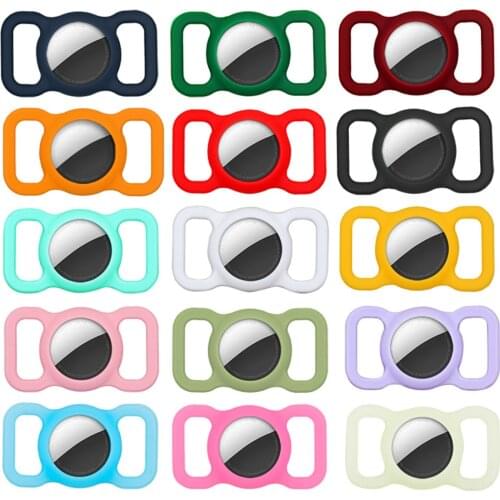 Pet Collar for Apple Airtag Dog Cat Strap Adjustable Sleeve Suitable Air Tags Anti-Scratch Protective Cover For Airtags Case