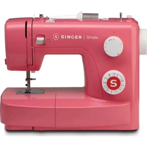 SINGER Sewing Machine Button Zipper Overlock | 23 Different Stitches And Decorative Patterns | 4 Step Buttonholes | Apply Various Embroidery Techniques | Household Mini Needlework 3323R