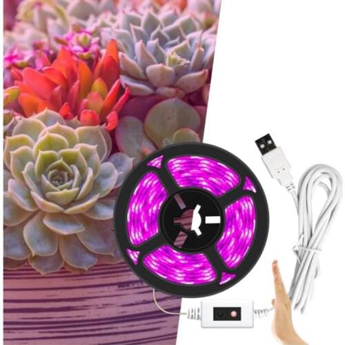 USB LED Grow Light Full Spectrum Growing Lamp Hand Sweep Switch Plant Growing Light For Greenhouse Hydroponic Grow Box