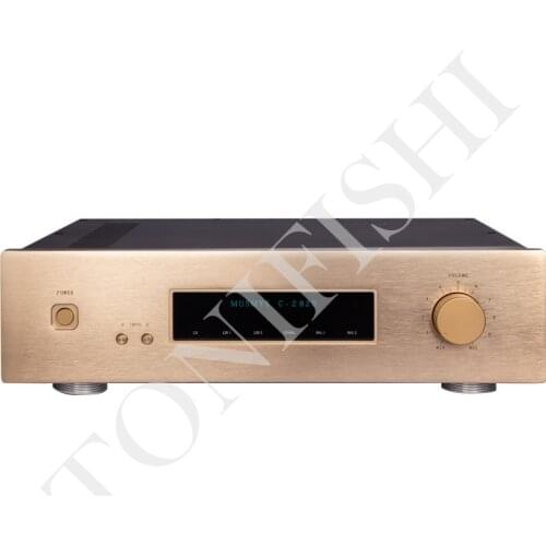 High-end re-engraved Accuphase circuit MUSMYS C-2820 fever flagship pre-amplifier, support RCA and Balanced input output