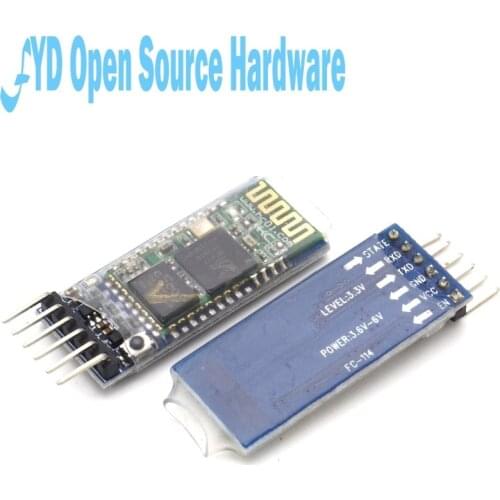 1pcs HC-05 master-slave 6pin JY-MCU anti-reverse, integrated Bluetooth serial pass-through module