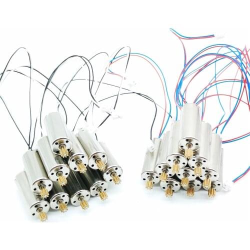 10PCS 3.7V 8520 8.5x20mm Mini Coreless Motor With gear CW CCW for DIY Tiny Micro Indoor FPV Racing Quadcopter Brush