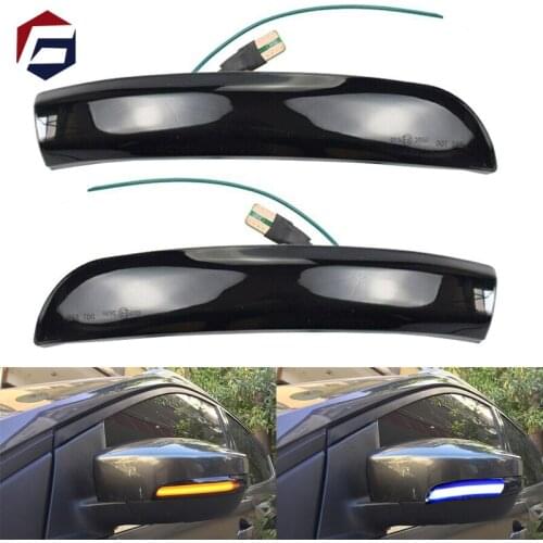 2PCS LED Turn Signal Lights Dynamic Blinker Side Mirror indicator For Ford Escape Kuga II EcoSport 2013 - 2019