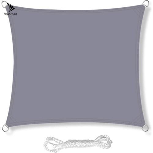 5/4/3x3M Rectangle Waterproof Sun Shade Sail UV Block for Outdoor Patio Garden Sun Shelter Awning Canopy Gazebo Pergola 40%OFF