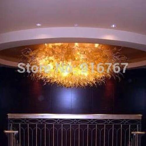 Free Shipping UL/CE LED Bulb Excellent Quality Glass Villa Lamp Art Deco Chandeliers