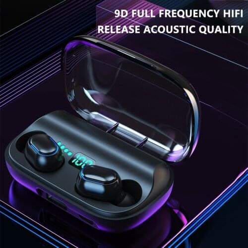 6D Noise Cancel Earbuds Wireles noise canceling headset sport hifi with mic TWS portable Best selling Mini Free shipping home