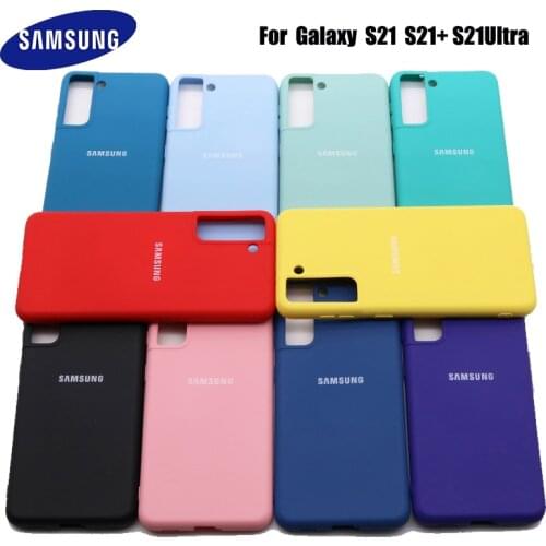 Samsung Galaxy S21 S21 Plus S21 Ultra Case Silky Silicone Cover Soft-Touch Back Protective Housing For S30 S30 + S30 Ultra