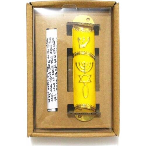 Mezuzah Case With Torah parchment scroll Mezuza