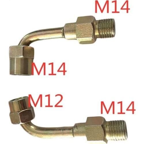Common Rail Tube Oil Tube Conversion Joint M14 to M12 & M14 to M14 common rail injector connect joint to the common rail tube