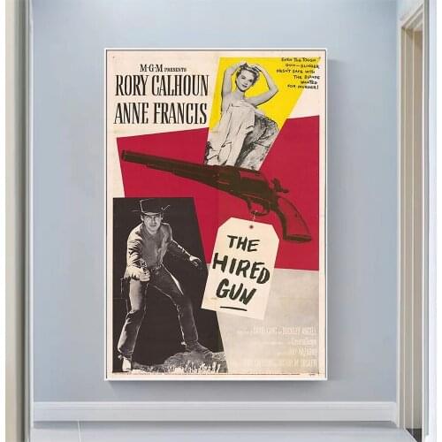 CP1531 The Hired Gun Classic Hot Movie Print Silk Fabric Poster Indoor Wall Art Decor Gift