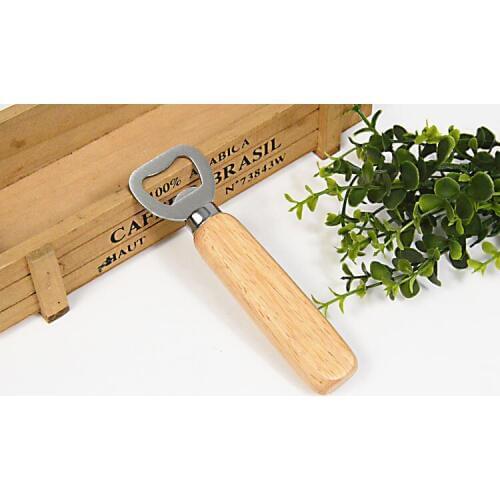 Personalized Wood Beer Bottle Opener/Custom Engraved and Monogrammed/Wedding Groomsmen Gift