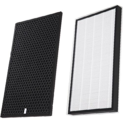 For Sharp FU-A80A FU-A80A-W FZ-A80SFE Air Purifier HEPA and Active Filtrate Fit for Sharp FU-A80E /FU-A80A / FU-A80A-W