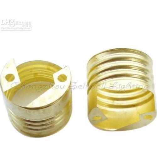 E27 Brass Small side loop Lampholder D223 sellwell lighting