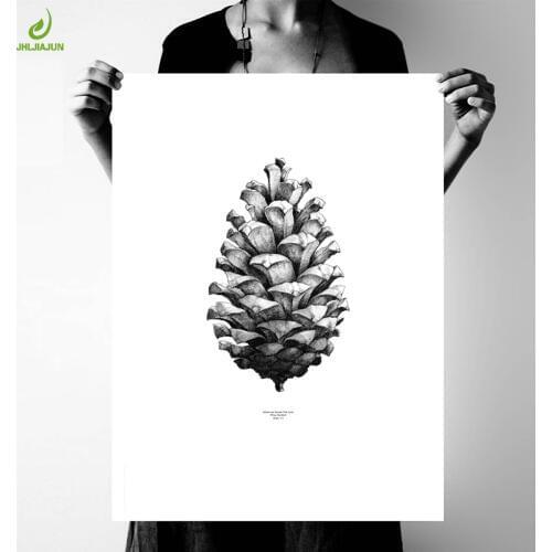 JHLJIAJUN Canvas Painting Hazelnut Realist Poster Simple Nordic Wall Art Picture For Living Bedroom Modern Art Home Decor