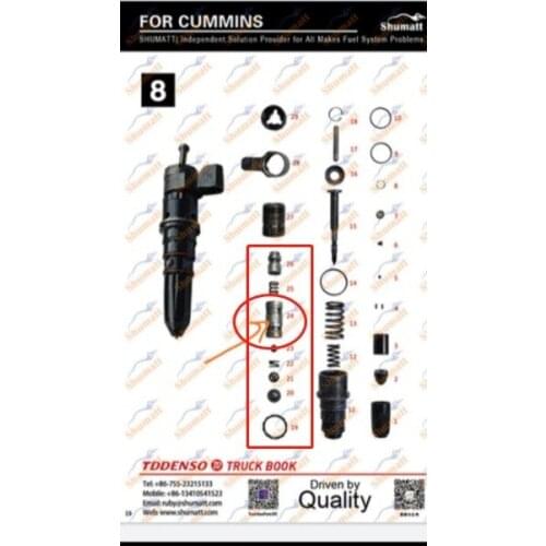 Control Valve Assembly F00RJ02377*12pcs and 6pcs 3075381 3075383 spare parts