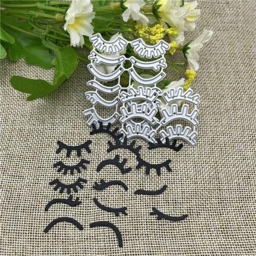 Type eyelash set Metal Cutting Dies Stencils For DIY Scrapbooking Decorative Embossing Handcraft Die Cutting Template