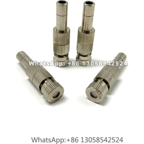 Low Pressure Slip Lock Quick-connect Anti-drip Fog Misting Nozzle, 6mm Plug-in Atomizing Nozzle for Cooling