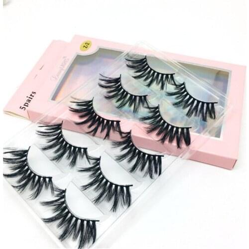 Leisurely Beauty 10 Pairs Wholesale faux Mink Eyelash Mink 3D silk Lashes false eyelashes Vendor