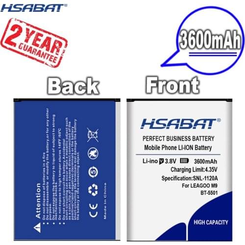 New Arrival [ HSABAT ] 3600mAh BT-5501 Replacement Battery for LEAGOO M9 5.5inch MTK6580A