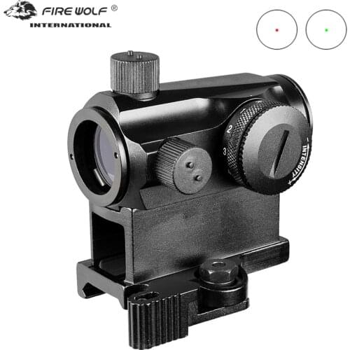 Tactics Optics 1X20 Hollow Plate Rifescope Sight Illuminated holographic Dot Sight With Quick Release Red Dot Scope Hunting