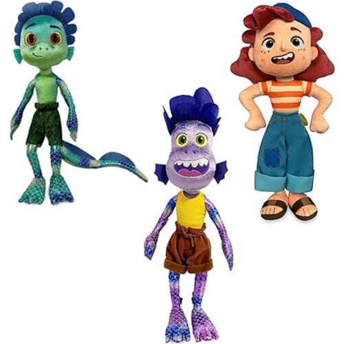 45cm Disney Luca Alberto Sea Monster Plush Toys Cartoon Anime Figures Stuffed Animals Plush Kids Toys for Surpris Birthday Gifts