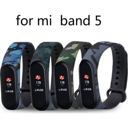 Wristband Smart Bracelet Strap Multicolor Replacement Strap For MI band 5