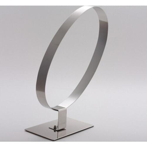 1PCS Stainless steel belt display rack belt shelf belt display props products window storage station