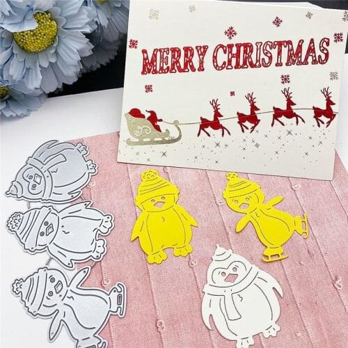 Christmas dies snowman Metal Cutting Dies Cut Card Making Template for DIY Scrapbooking Decorative Craft Mold Diecuts 2020 New