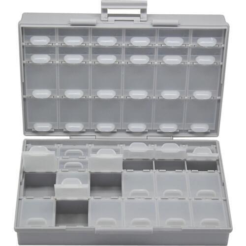 AideTek enclosure SMD SMT capacitor BOX organizer surface mount Electronics Storage Cases &Organizers plasitc toolbox BOXALL48