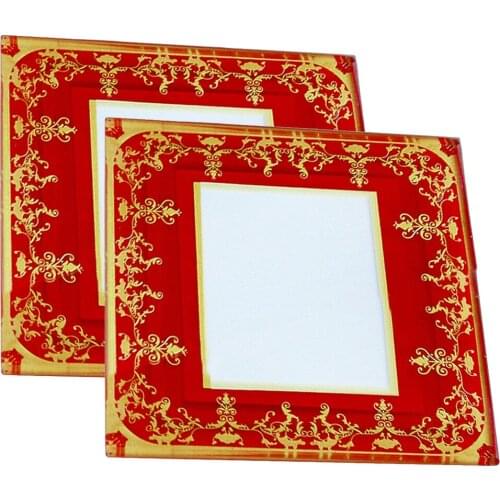 Lovely Photo Frame Adding Photos for a Unique Place Set and Wedding Favor