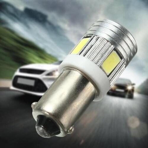 High Quality White-light Automotive Instrument Lamp Ba9s 5630 6SMD LED Bulb Car Reading Trunk Roof Lamp Car Interior LED Light