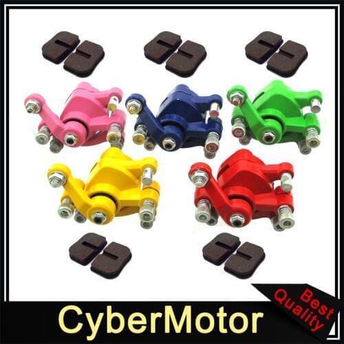 Rear Right Side Disc Brake Caliper With Pads For 43cc 47cc 49cc Mini Pocket Dirt Bike Scooter
