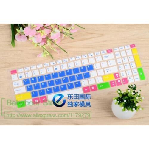 15.6 inch notebook keyboard Protective Keyboard Cover for Asus K53S K53E K53SD A53 A53S A53SD K51 K52 K52D X54H N53S K55D A52J