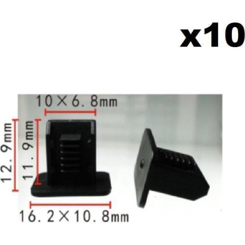 10 Pieces Clip Garnissage pour for FORVW Seat Skoda OEM: 357867646; 6K0867838