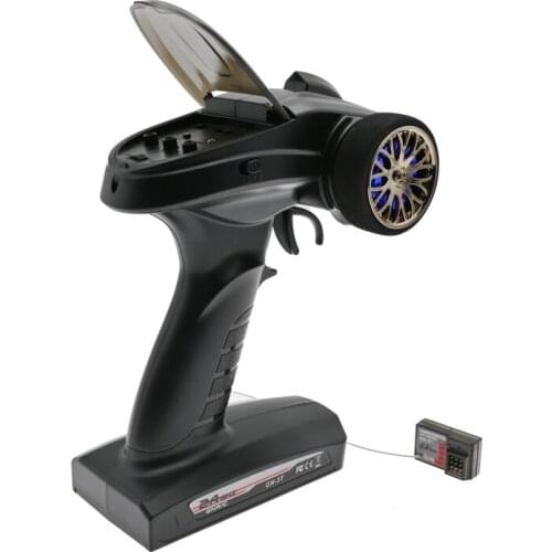 2.4Ghz 3-Channel RC Car Boat Radio Remote Control Transmitter With Receiver Low Voltage Warning Wide Range