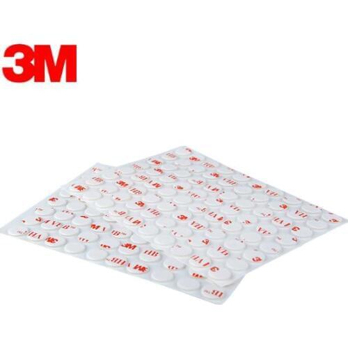 4000pcs/lot 3M VHB 4920 Double Sided Adhesive Acrylic Foam Tape Mounting Sticker White 0.4mm thick circle Diameter = 8mm